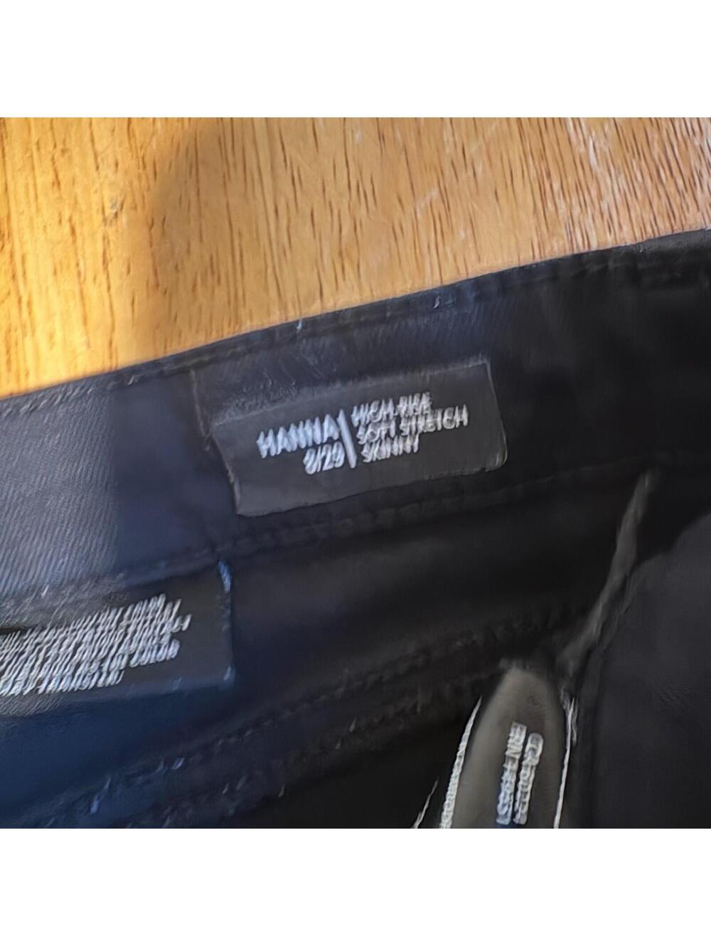 Black Skinny Stretch Jeans Minimalist Slim Fit Buffalo 8/29 Fits Like 31X28 - Picture 4 of 8